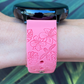 Hibiscus Turtles 20mm Samsung Galaxy Watch Band