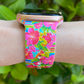 Colorful Hibiscus Apple Watch Band