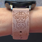 Highland Cow Floral 20mm Samsung Galaxy Watch Band