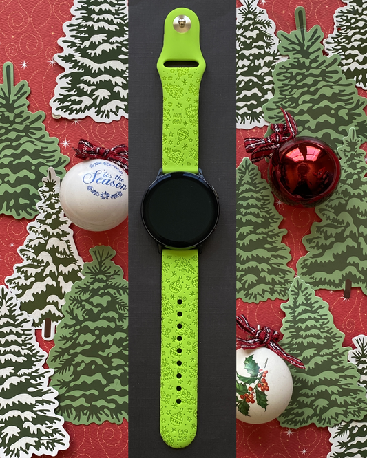 Holiday Christmas Tree 20mm Samsung Galaxy Watch Band