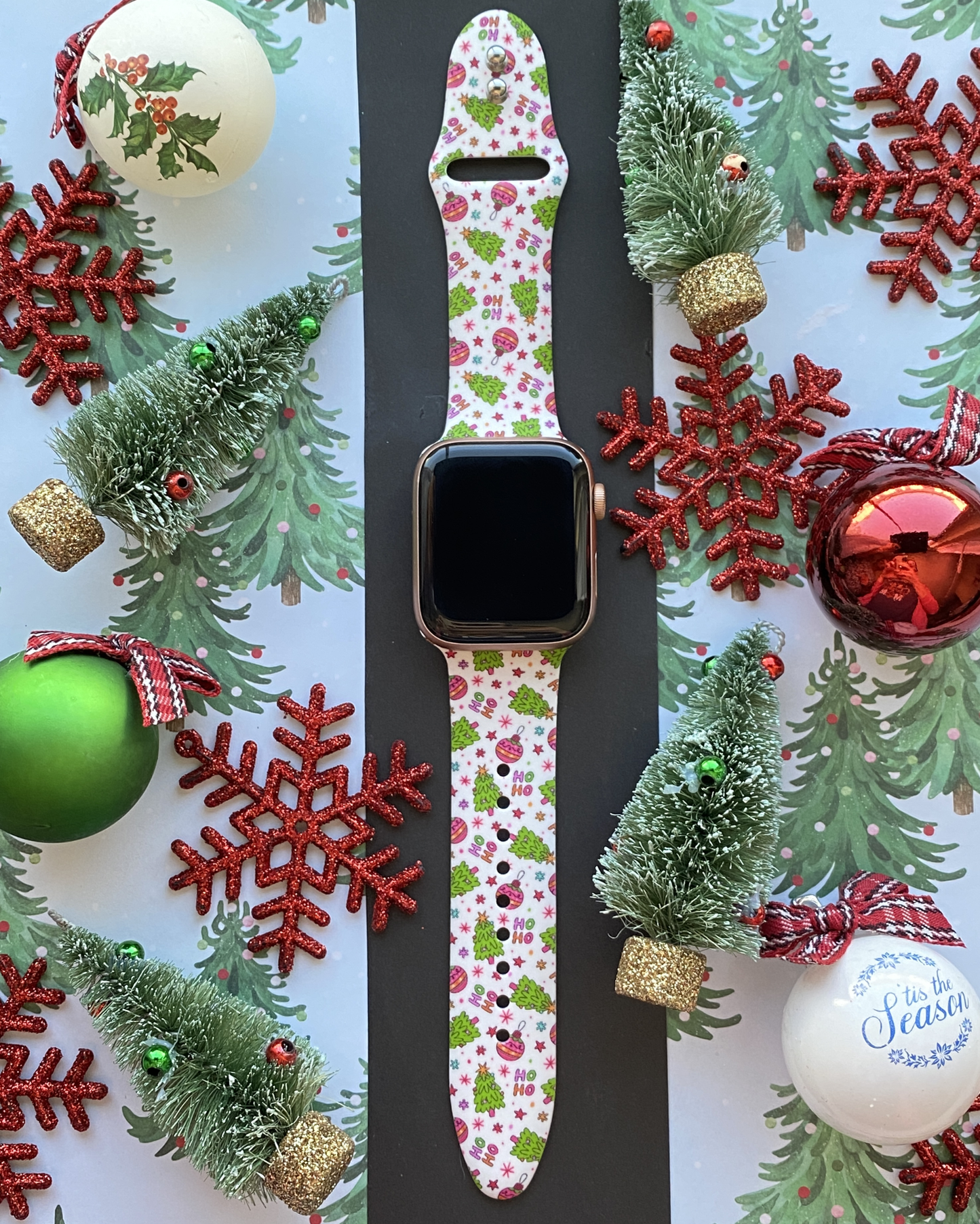 Rockin' Christmas Tree Watch Band For Apple Watch