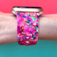 Pink Splatter Apple Watch Band