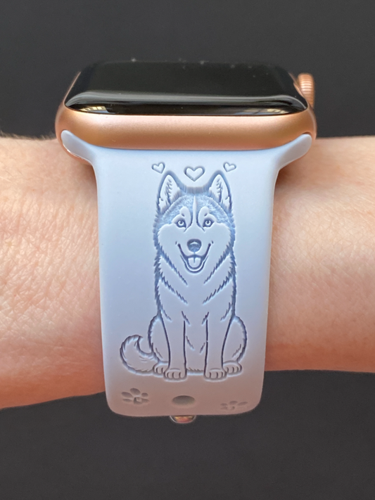 My Best Friend Husky Dog Watch Band For Apple Watch