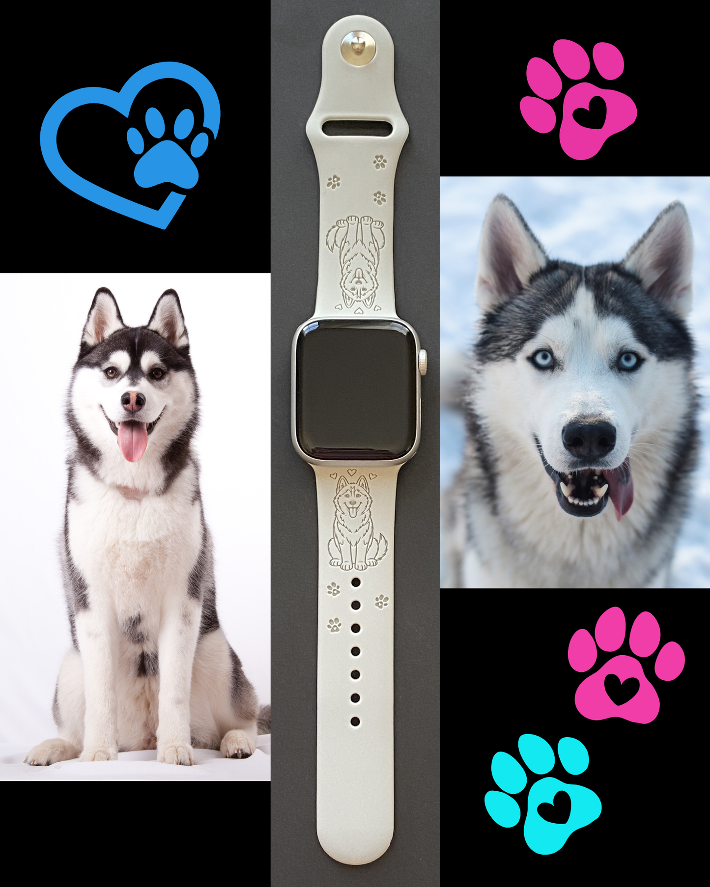 My Siberian Husky Dog Watch Band For Apple Watch