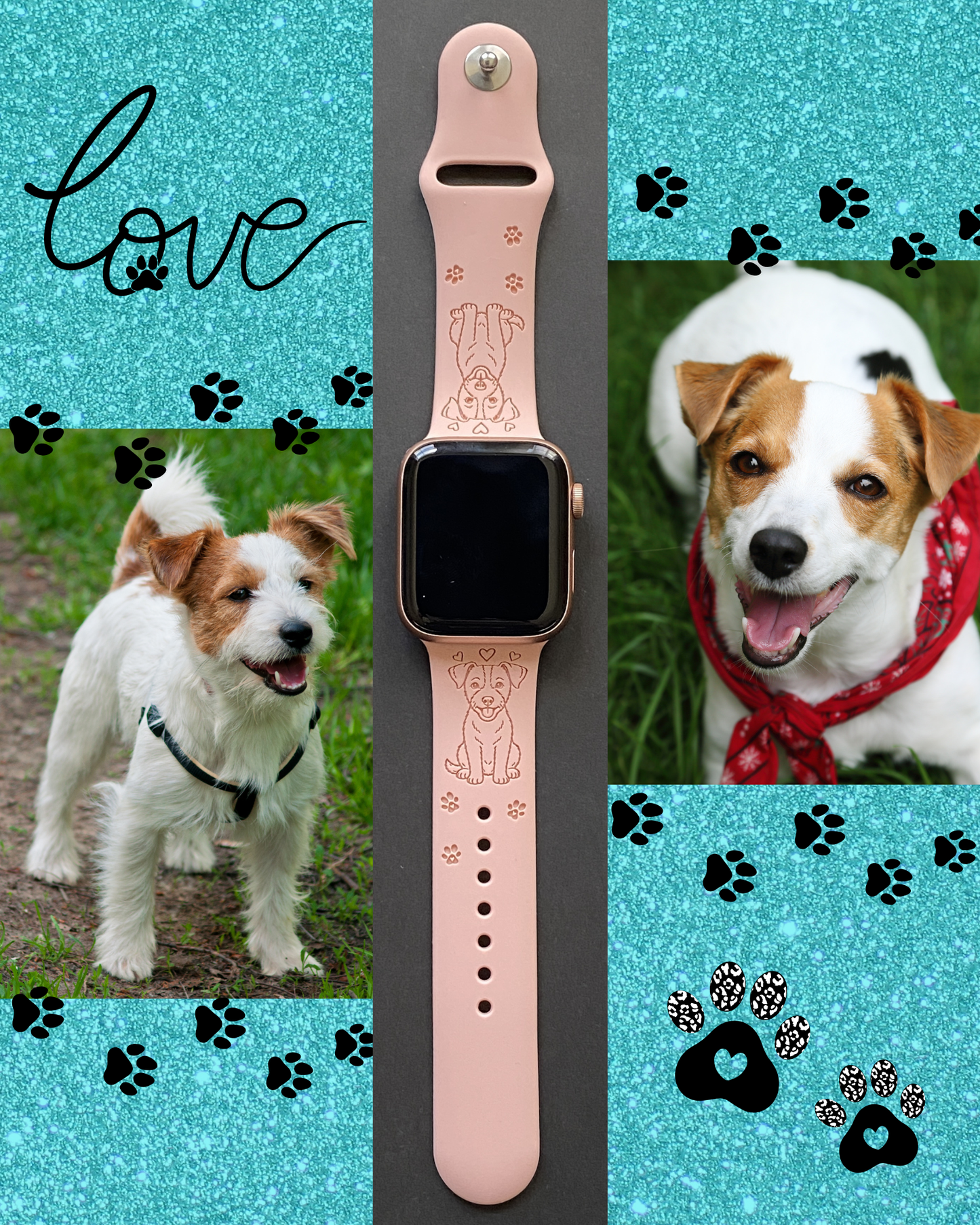 My Pet Jack Russell Dog Watch Band For Apple Watch