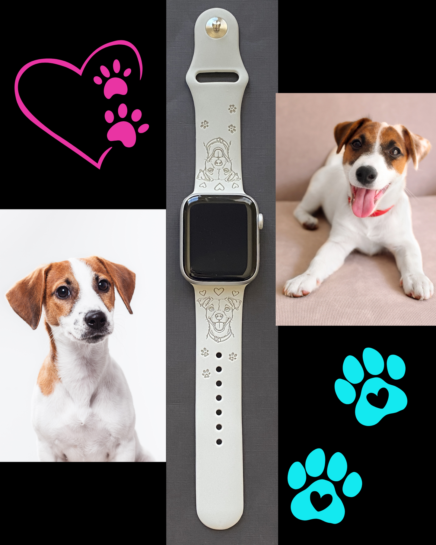Jack Russell Dog Watch Band For Apple Watch