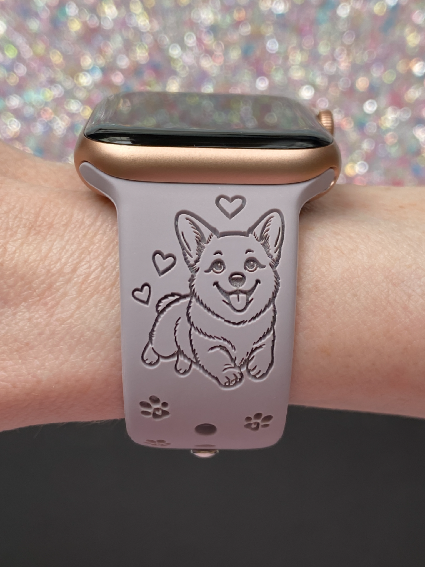 Joyful Corgi Dog Watch Band For Apple Watch