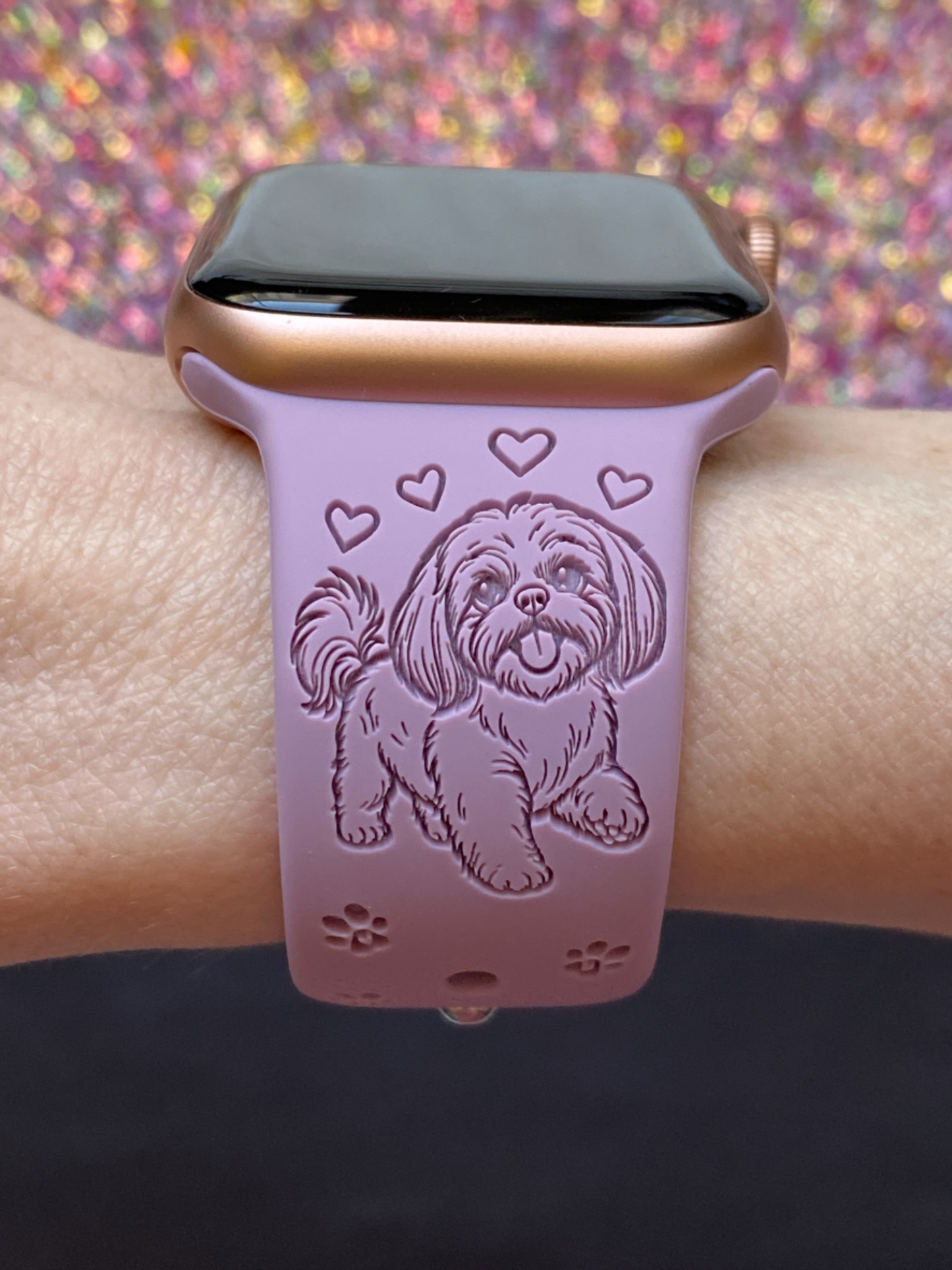 Joyful Shih Tzu Dog Watch Band For Apple Watch