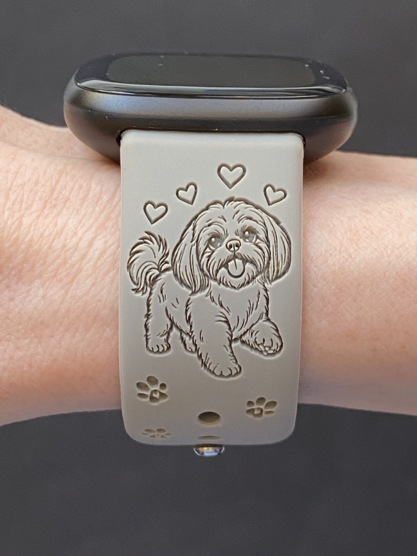 Joyful Shih Tzu Fitbit Versa 3/Versa 4/Sense/Sense 2 Watch Band