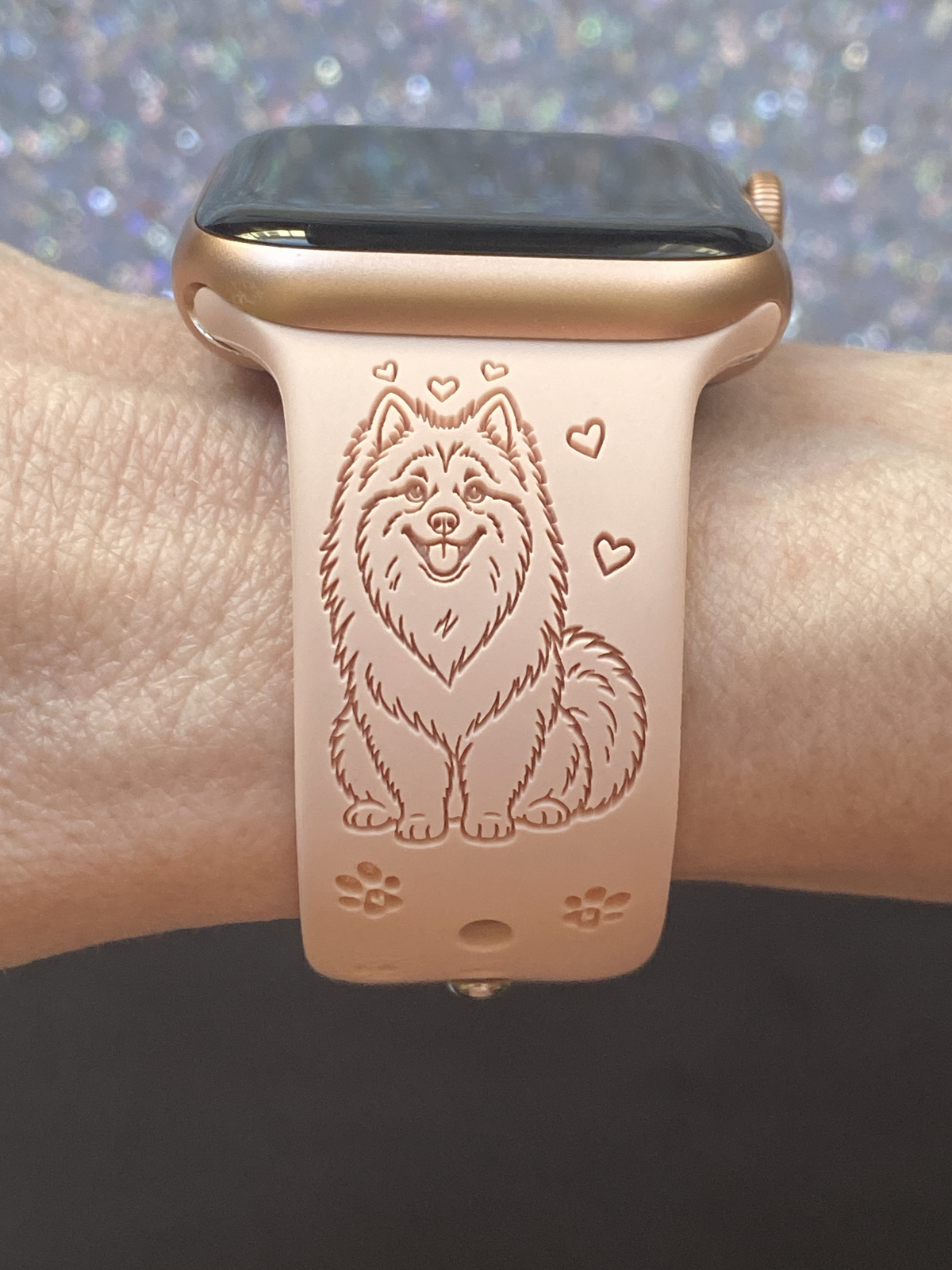 Keeshond Dog Watch Band For Apple Watch