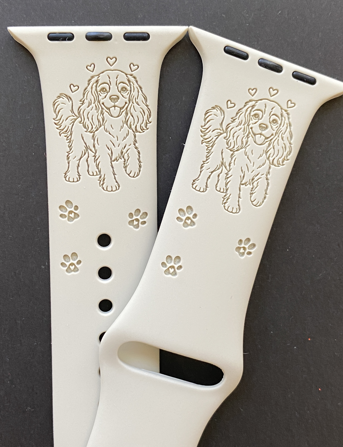 Joyful Cavalier King Charles Spaniel Dog Watch Band For Apple Watch
