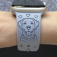 Happy Labrador Dog Watch Band For Apple Watch