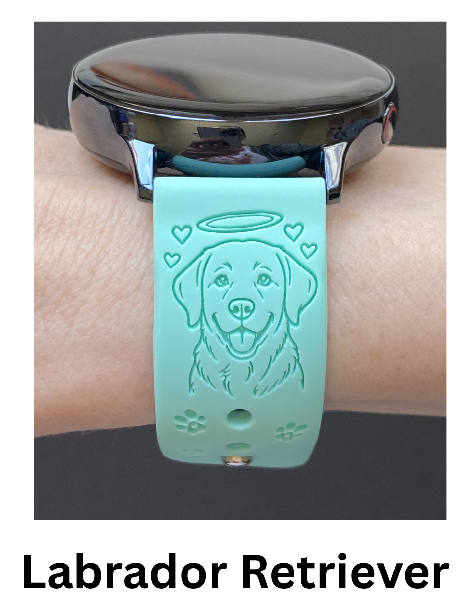 Rainbow Bridge Dog Breed 20mm Samsung Galaxy Watch Band