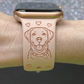 Happy Labrador Dog Watch Band For Apple Watch