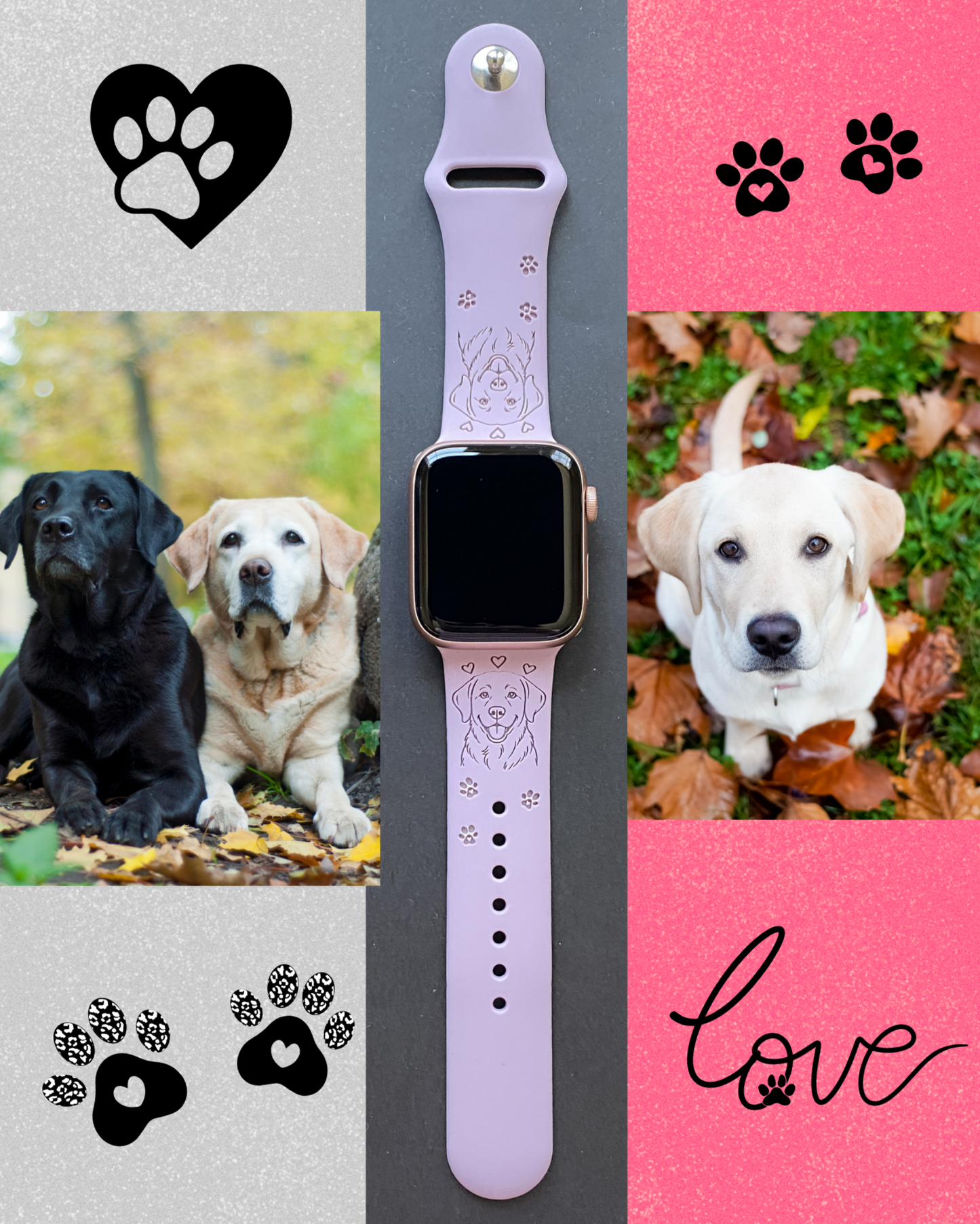 My Pet Labrador Retriever Dog Watch Band For Apple Watch