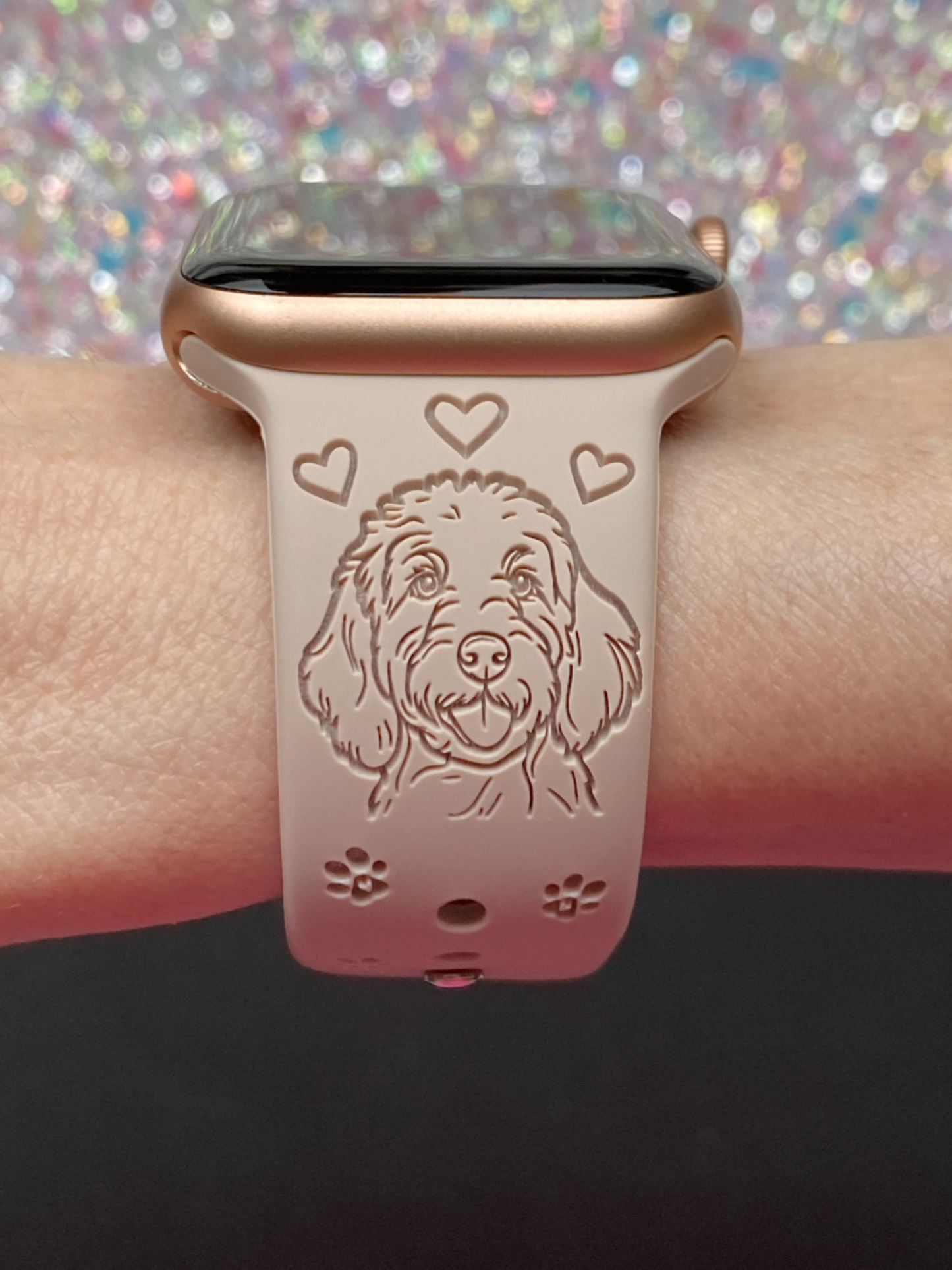 Labradoodle Dog Watch Band For Apple Watch