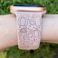 Pumpkin Spice Latte Smiley Apple Watch Band