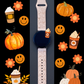 Pumpkin Spice Latte Smiley 20mm Samsung Galaxy Watch Band