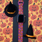 Leopard Pumpkins Halloween Apple Watch Band