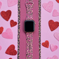 Leopard Hearts Apple Watch Band