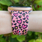 Leopard Hearts Apple Watch Band