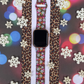 Christmas Lights Leopard Apple Watch Band