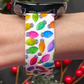 Christmas Lights White Samsung Galaxy Watch Band