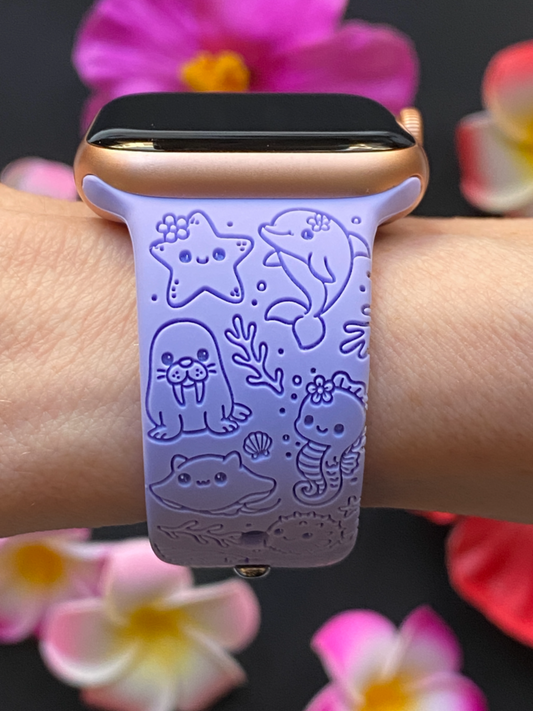 Sea Creatures Watch Band For Apple Watch