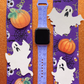 Ghostly Floral Halloween Watch Band For Apple Watch