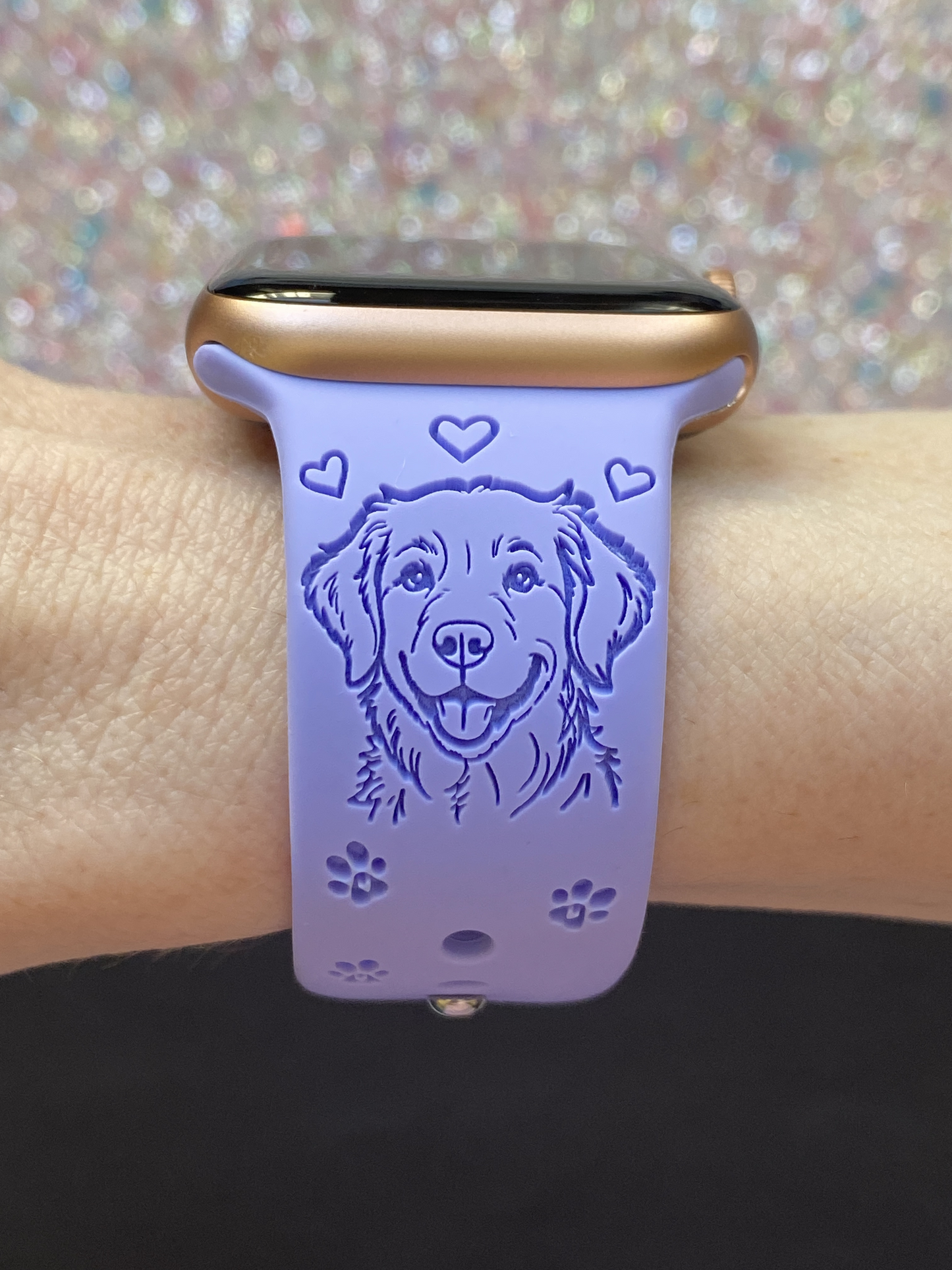 My Best Friend Golden Retriever Dog Watch Band For Apple Watch