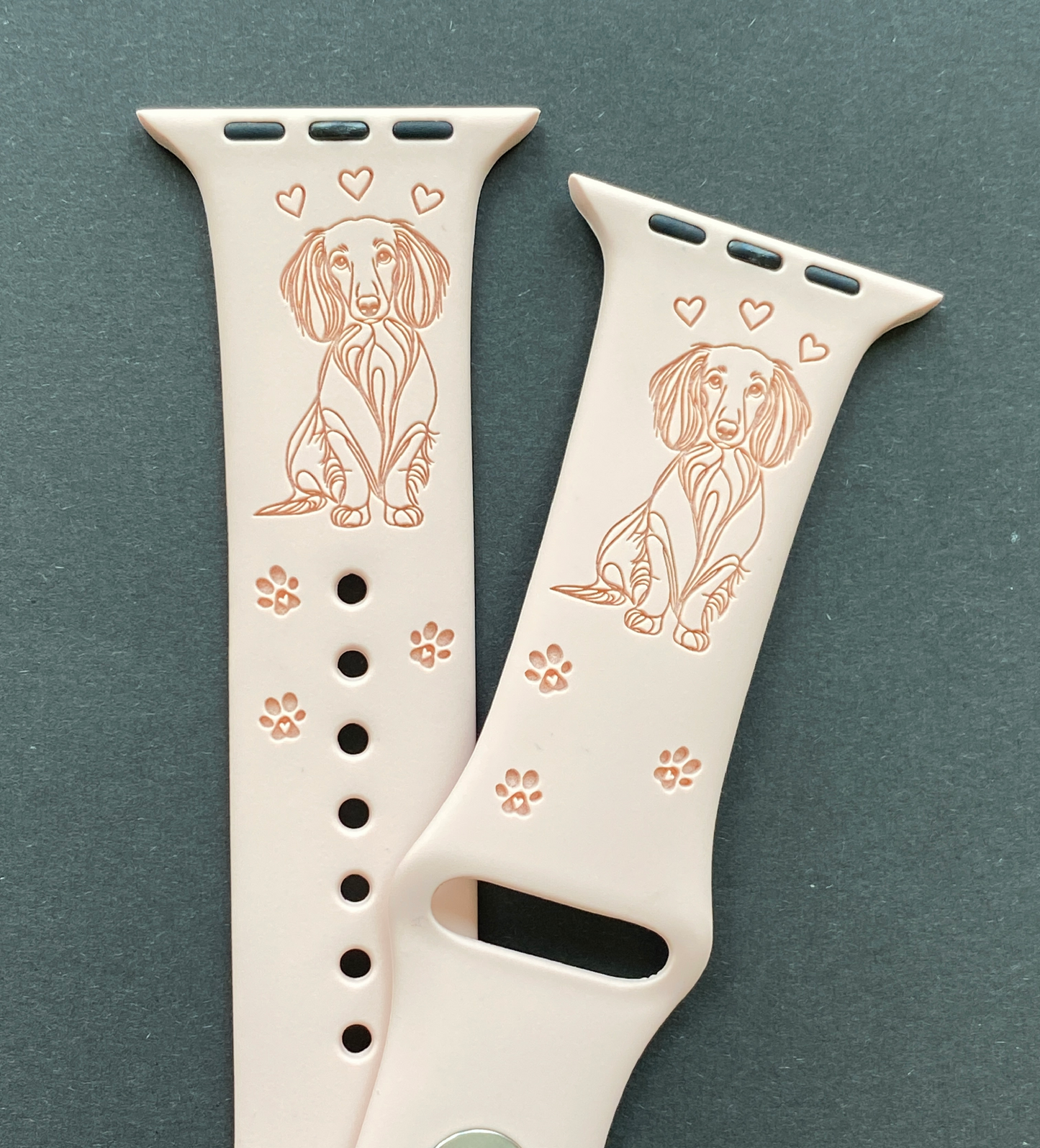 Long Haired Dachshund Dog Watch Band For Apple Watch