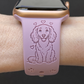 Long Haired Doxie Dachshund Dog Watch Band For Apple Watch