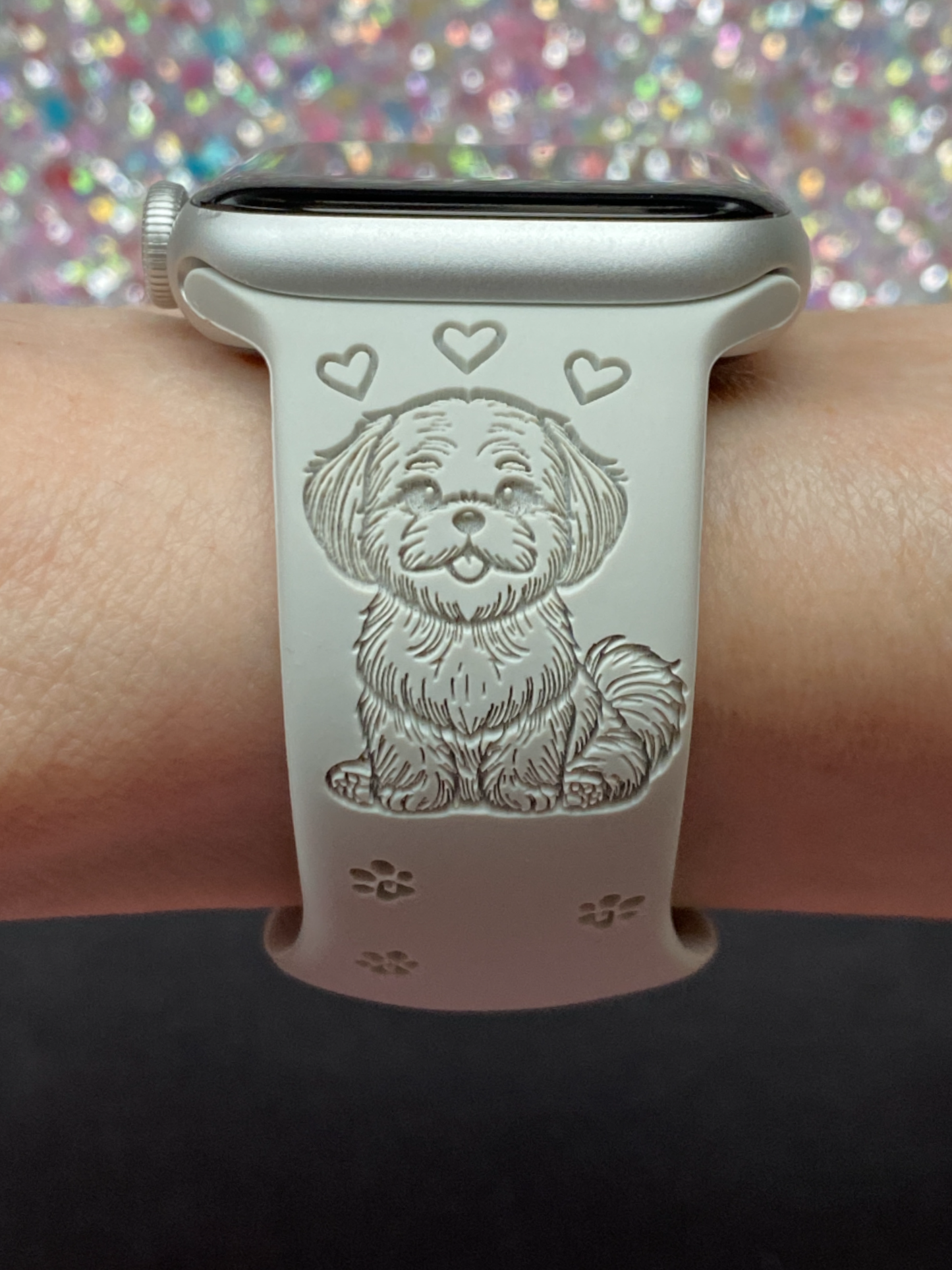 Happy Shih Tzu Dog Watch Band For Apple Watch