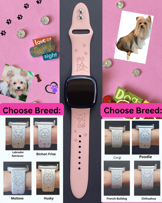 Dog Breed (#2) Fitbit Versa 3/Versa 4/Sense/Sense 2 Watch Band