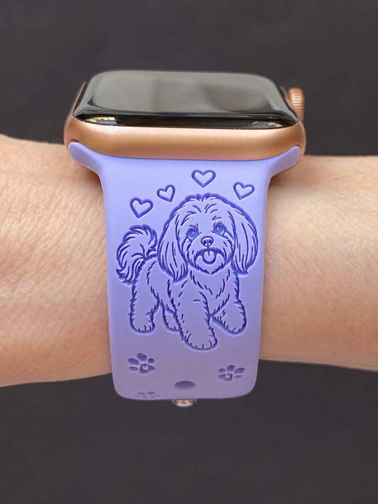 Joyful Maltese Dog Watch Band For Apple Watch