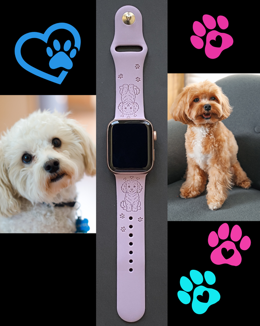 Maltipoo Dog Watch Band For Apple Watch