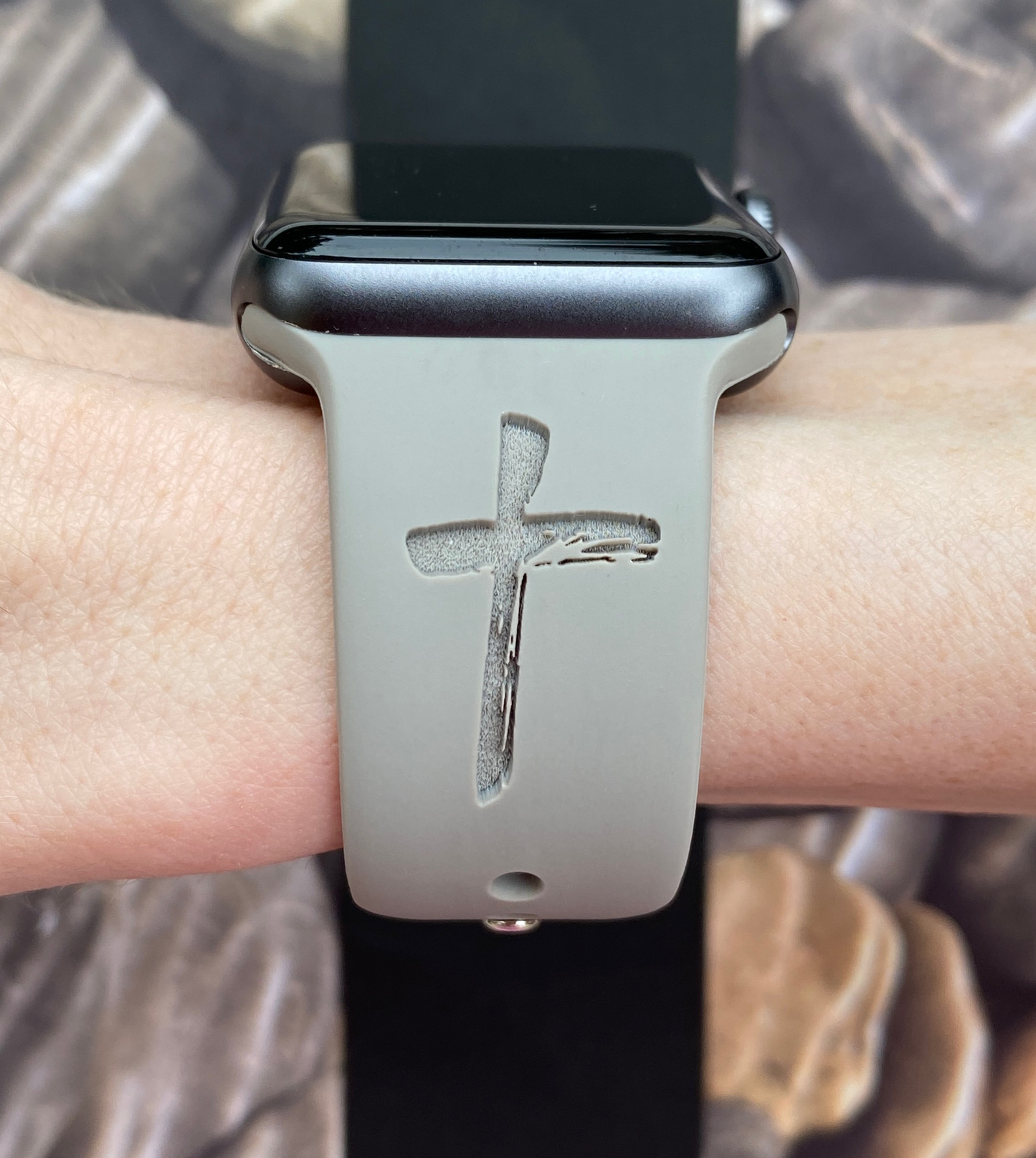 Man of God Cross Apple Watch Band