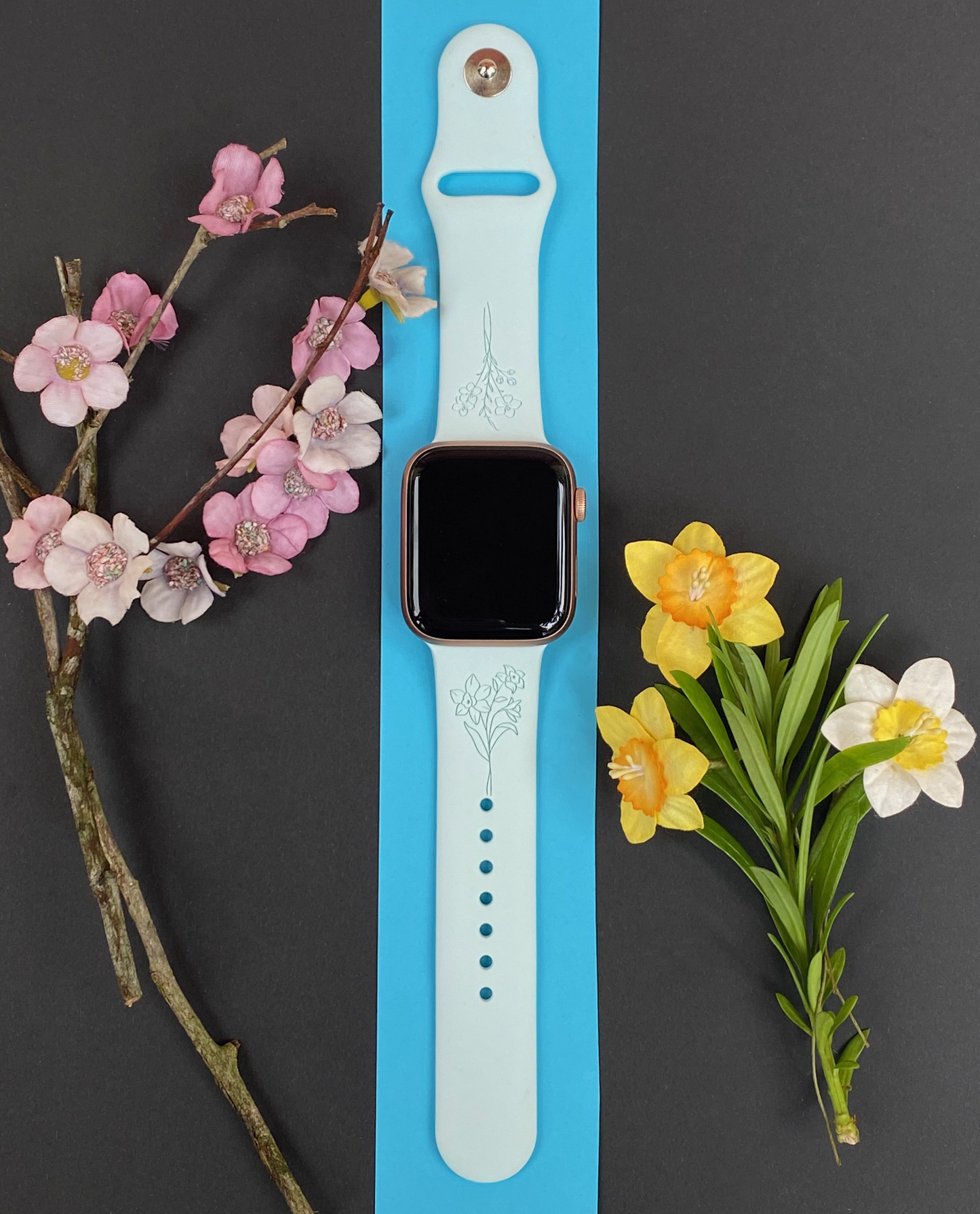 March Birth Flowers Apple Watch Band