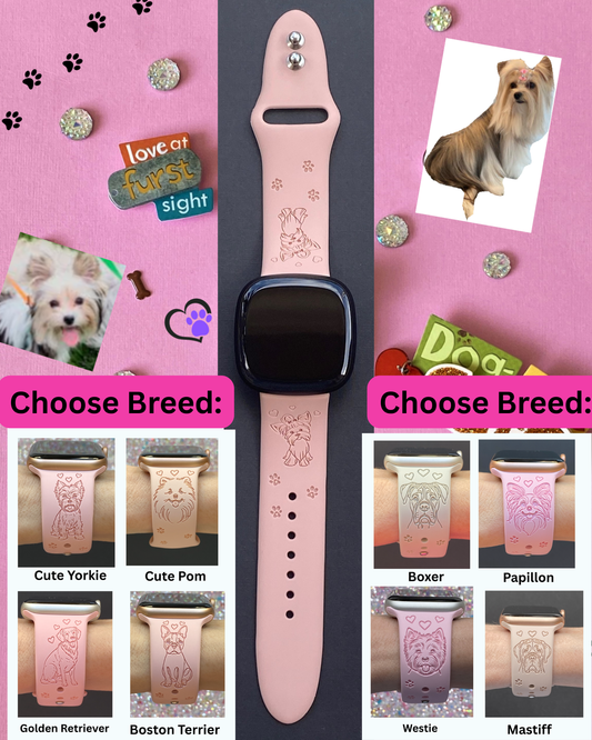 Dog Breed (#4) Fitbit Versa 3/Versa 4/Sense/Sense 2 Watch Band
