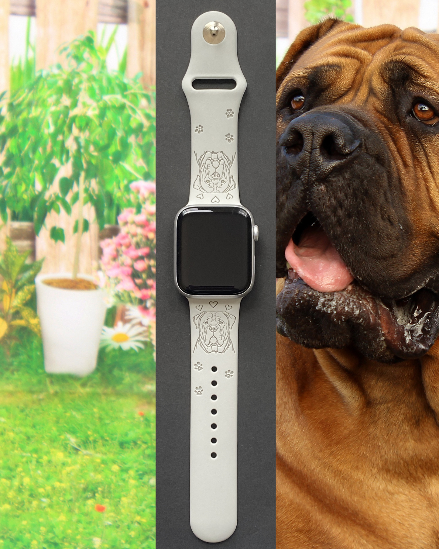 Mastiff Dog Watch Band For Apple Watch