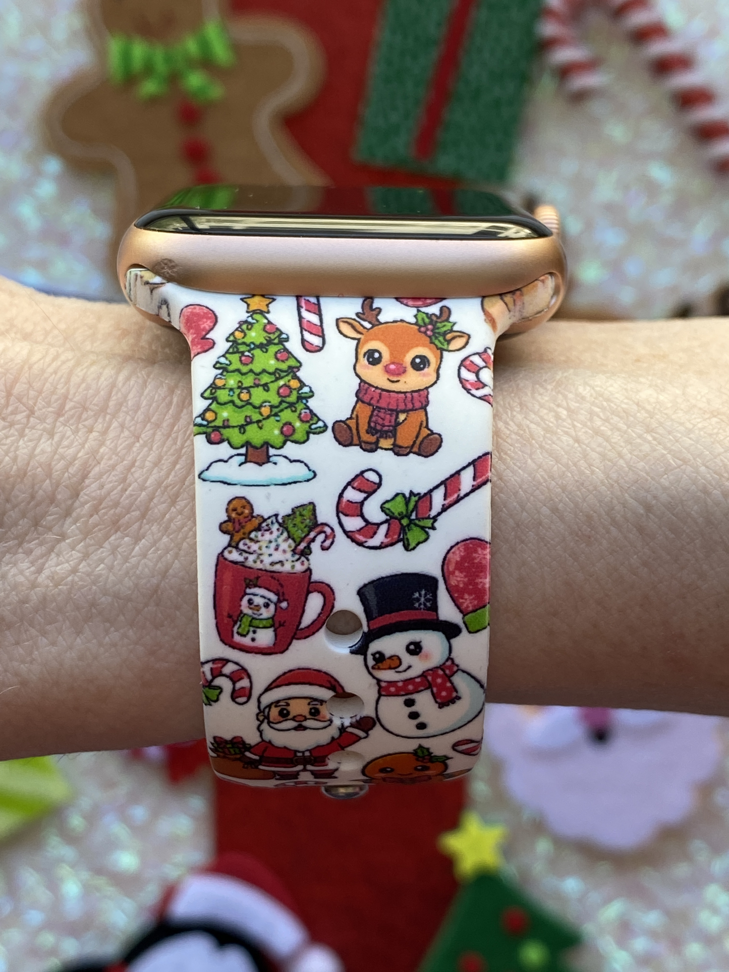 Merry Little Christmas Watch Band For Apple Watch