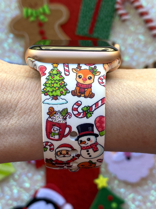 Merry Little Christmas Watch Band For Apple Watch