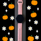 Pumpkin Floral 20mm Samsung Galaxy Watch Band