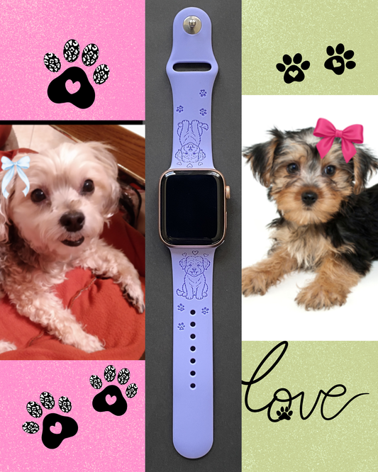 Morkie Dog Watch Band For Apple Watch