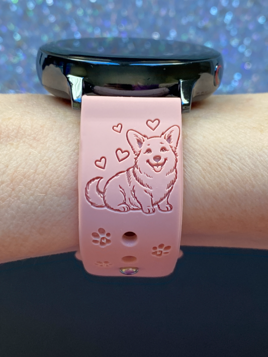 My Corgi Dog 20mm Samsung Galaxy Watch Band