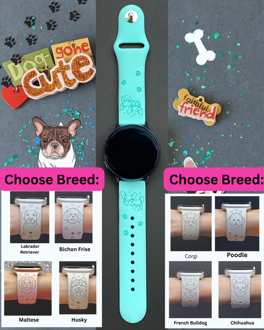 Dog Breeds(#2) 20mm Samsung Galaxy Watch Band