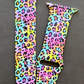 Neon Leopard Watch Band For Apple Watch