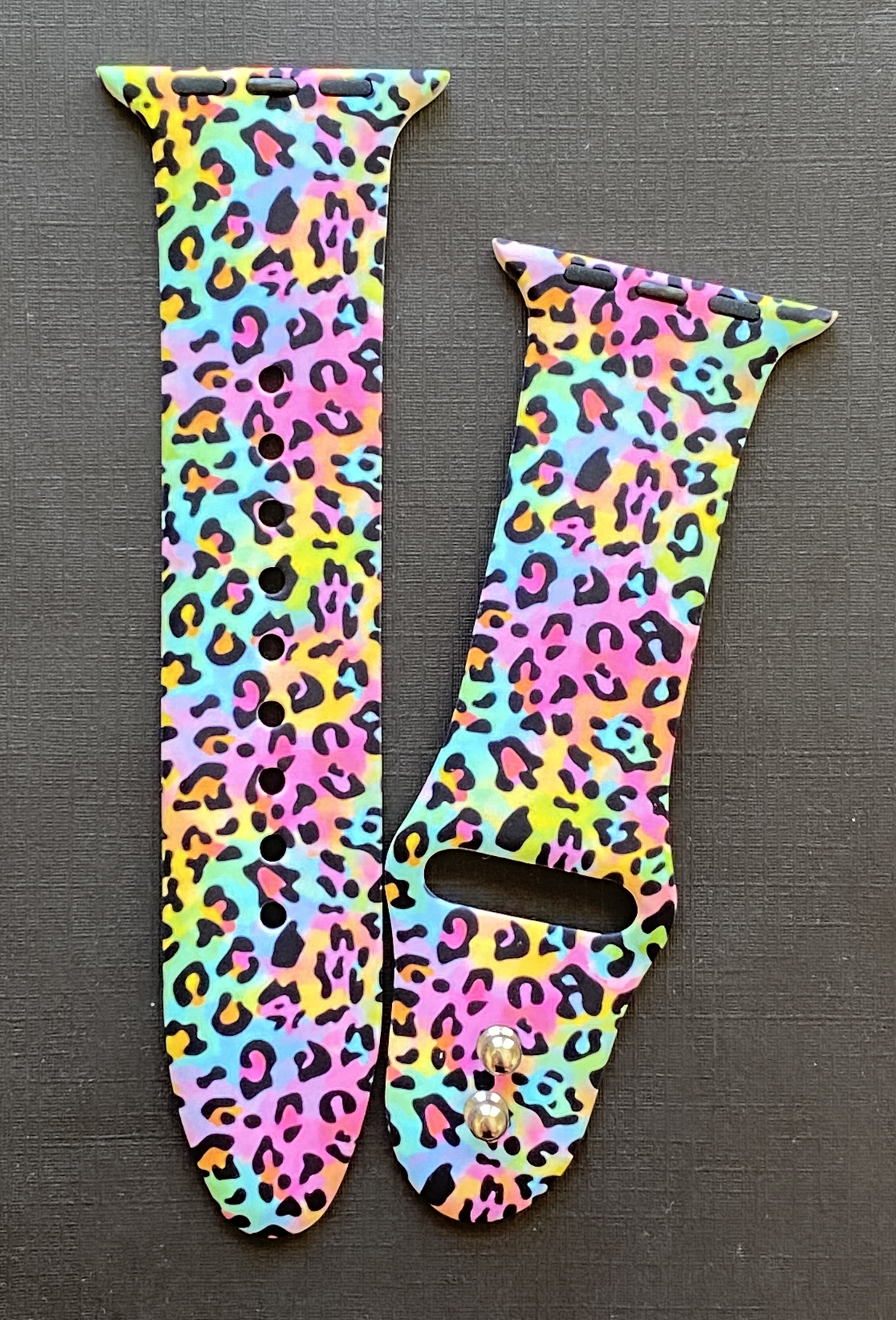 Neon Leopard Watch Band For Apple Watch