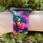 Neon Palms Fitbit Versa 3/Versa 4/Sense/Sense 2 Watch Band