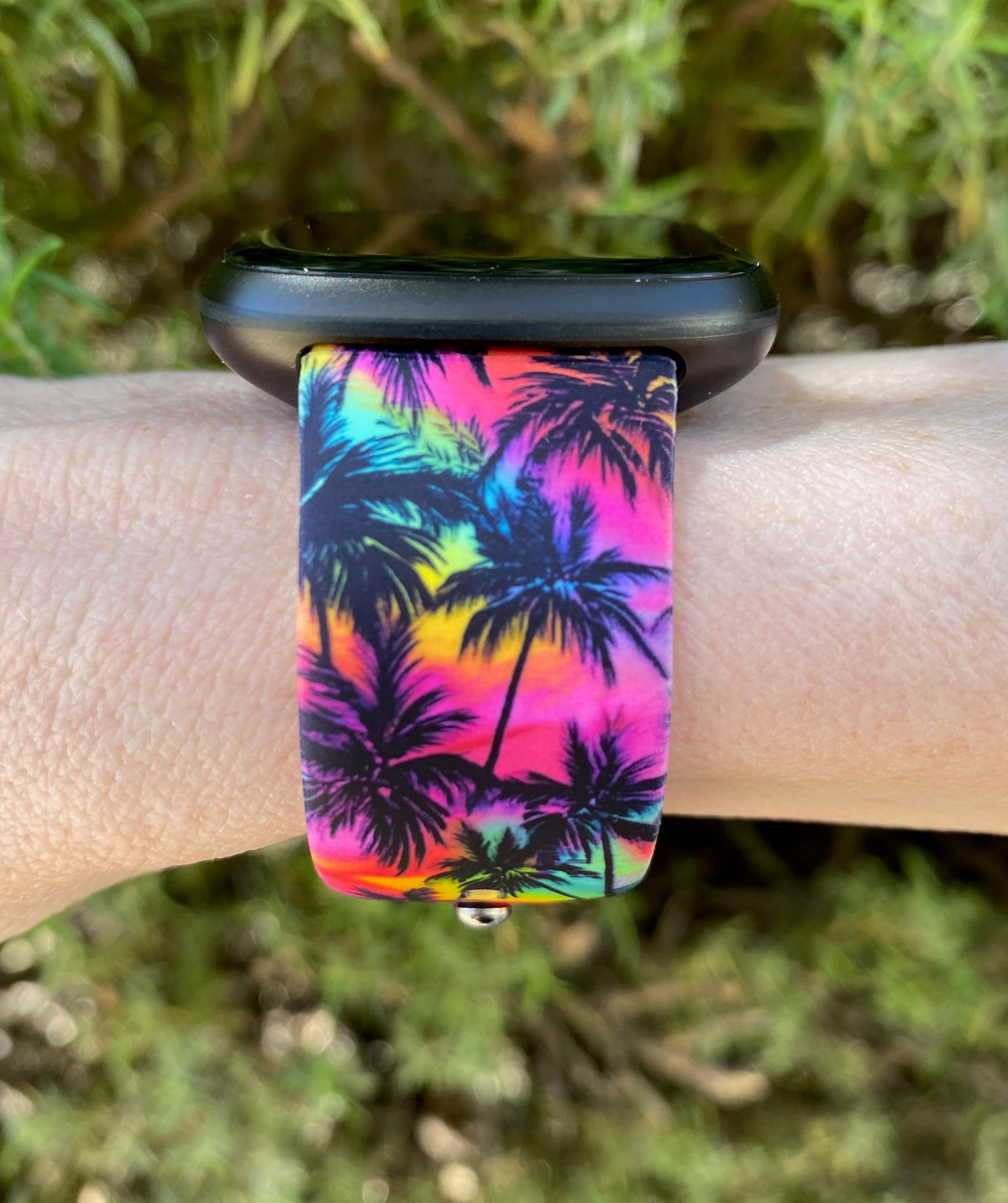 Neon Versa Neon Palms Fitbit Versa 3/Versa 4/Sense/Sense 2 Watch Band – Lux Bands Shop